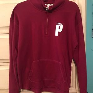 Quarter zip pullover